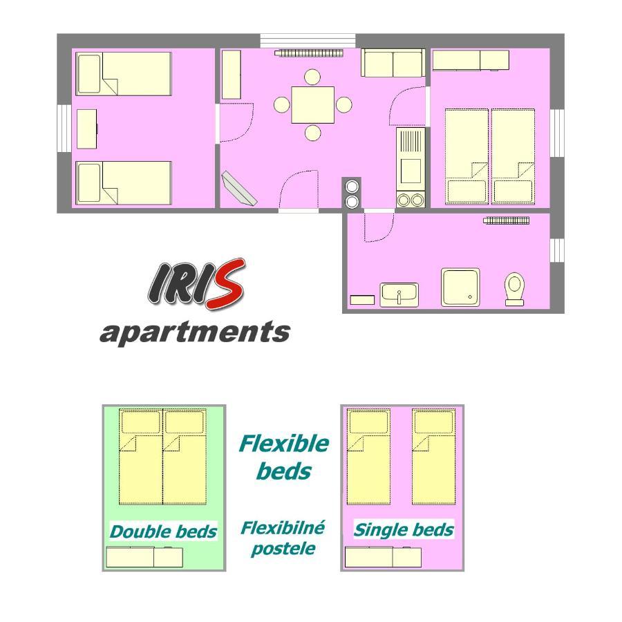 Apartments Iris Liptovský Mikuláš Buitenkant foto